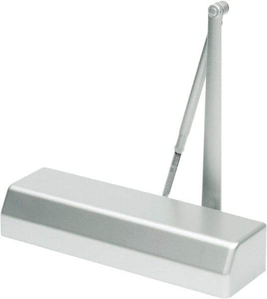 Stanley - Multi-Size Closer Manual Damper - Aluminum Finish, Non-Handed - Americas Industrial Supply