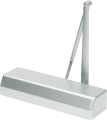 Stanley - Multi-Size Closer Manual Damper - Aluminum Finish, Non-Handed - Americas Industrial Supply