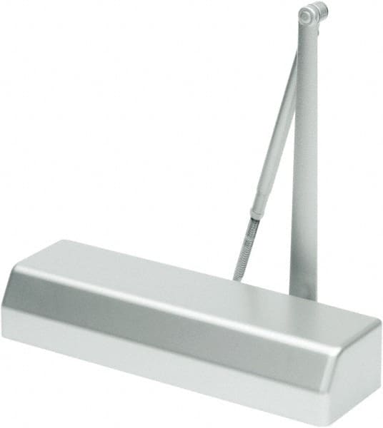 Stanley - Multi-Size Closer Manual Damper - Aluminum Finish, Non-Handed - Americas Industrial Supply