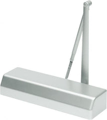 Stanley - Multi-Size Closer Manual Damper - Aluminum Finish, Non-Handed - Americas Industrial Supply