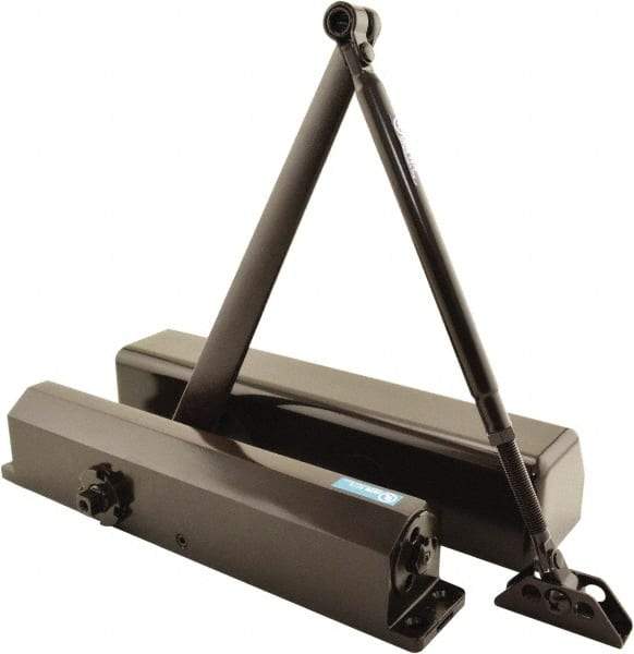 Stanley - Multi-Size Closer Manual Damper - Dark Bronze Finish, Non-Handed - Americas Industrial Supply