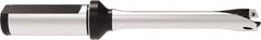 Allied Machine and Engineering - Series 14, 14 to 14.99mm Diam, 3/4" Diam Straight Shank with Flange, Straight Flute Spade Drill - 2-61/64" Max Depth, 6-5/32" OAL, Standard Length, Through Coolant - Americas Industrial Supply