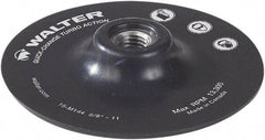 WALTER Surface Technologies - 5" Diam Quick-Change Disc Backing Pad - 12,200 RPM - Americas Industrial Supply