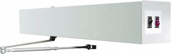 Stanley - Automatic Door Power Operated Damper - Surface Mount, Nonhanded, Aluminum Finish - Americas Industrial Supply