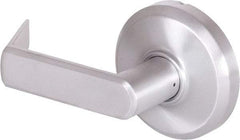 Stanley - Grade 2 Dummy Lever Lockset - 2-3/4" Back Set, Zinc, Satin Chrome Finish - Americas Industrial Supply