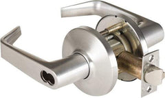 Stanley - Grade 1 Institution Lever Lockset - 2-3/4" Back Set, Zinc, Satin Chrome Finish - Americas Industrial Supply