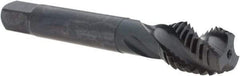 Emuge - 5/8-11 UNC 3 Flute 2B Modified Bottoming Spiral Flute Tap - Cobalt, Oxide Finish, 3-13/16" OAL, Right Hand Flute, Right Hand Thread, Series Enorm - Americas Industrial Supply