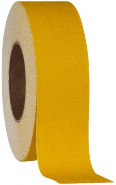 NMC - Yellow Solid Color Anti-Slip Vinyl Tape - 2" Wide x 60' Long x 0.02" Thick, General Traffic - Americas Industrial Supply