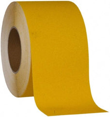 NMC - Yellow Solid Color Anti-Slip Vinyl Tape - 4" Wide x 60' Long x 0.02" Thick, General Traffic - Americas Industrial Supply