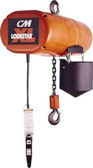 CM - 5 Ton Capacity, 6 FPM Lift Speed, 230/460 Volt, Hook Mounted Hoist - 3.5 Output hp, 20' Max Lift, 36-3/16" Min Headroom, 3 Chains - Americas Industrial Supply