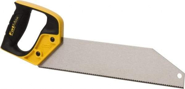 Stanley - 12" Steel Blade PVC Saw - Plastic Handle, Closed Grip, 15" OAL - Americas Industrial Supply