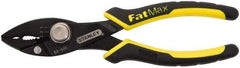 Stanley - 8-1/2" OAL, 1-7/16" Jaw Length, Slip Joint Pliers - 3 Positions, Combination (Serrated/Smooth) Jaw, Slip Joint Head, 3 Opening Positions - Americas Industrial Supply