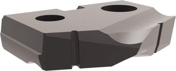 Allied Machine and Engineering - 57/64" Diam x 5/32" Thick, Seat Code 1, 132° Included Angle Spade Drill Insert - Diamond Coated, Carbide, Series T-A - Americas Industrial Supply