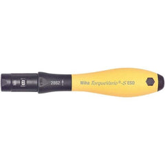 Wiha - 1 Piece, 15 to 80 In/oz, Adjustable Torque Limiting Screwdriver - 1/4" Drive - Americas Industrial Supply