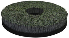 Osborn - 14" 120 Grit Silicon Carbide Crimped Disc Brush - Fine Grade, Plain Hole Connector, 1" Trim Length, 7/8" Arbor Hole - Americas Industrial Supply