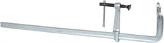Bessey - 7" Deep Throat, 36" Max Capacity, Standard Sliding Arm Clamp - 4,880 Lb Clamping Pressure, 0.85" Spindle Diam - Americas Industrial Supply