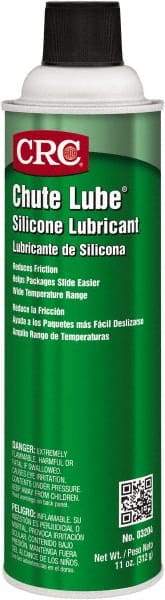 CRC - 20 oz Aerosol Nondrying Film/Silicone Penetrant/Lubricant - Clear & White, -40°F to 400°F, Food Grade - Americas Industrial Supply