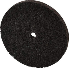 Brite Star - 3" Diam, 1/4" Face Width, 1/4" Center Hole, Medium Grade, Aluminum Oxide Deburring Wheel - Unitized, Soft Density 2 Grade, 12,100 RPM - Americas Industrial Supply