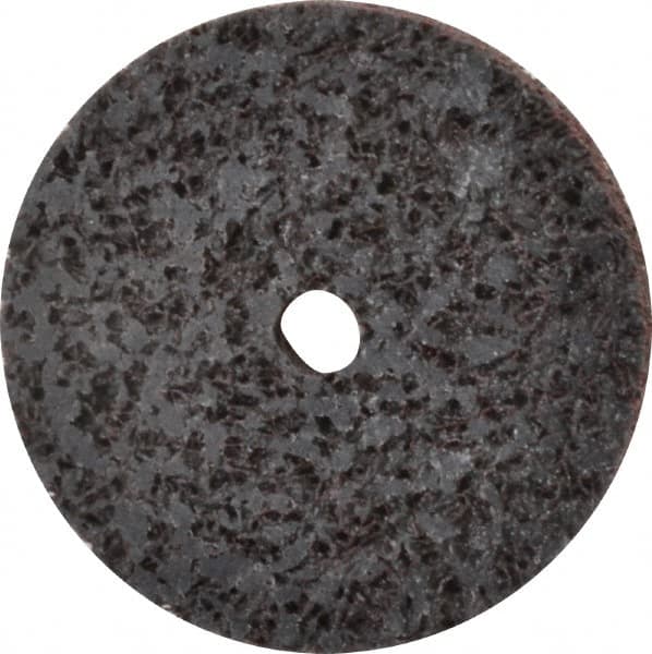 Brite Star - 2" Diam, 1/4" Face Width, 1/4" Center Hole, Medium Grade, Aluminum Oxide Deburring Wheel - Unitized, Soft Density 2 Grade, 16,100 RPM - Americas Industrial Supply