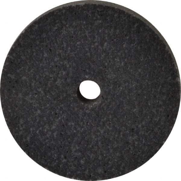 Brite Star - 2" Diam, 1/4" Face Width, 1/4" Center Hole, Fine Grade, Silicon Carbide Deburring Wheel - Unitized, Medium Density 3 Grade, 16,100 RPM - Americas Industrial Supply