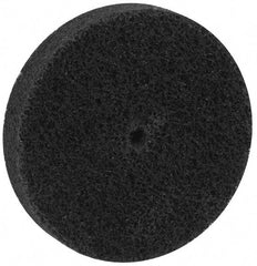 Brite Star - 3" Diam, 1/2" Face Width, 1/4" Center Hole, Fine Grade, Aluminum Oxide Deburring Wheel - Unitized, Medium Density 5 Grade, 15,100 RPM - Americas Industrial Supply
