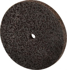 Brite Star - 3" Diam, 5/16" Face Width, 1/4" Center Hole, Medium Grade, Aluminum Oxide Deburring Wheel - Unitized, Hard Density 6 Grade, 18,100 RPM - Americas Industrial Supply