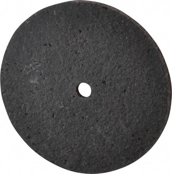 Brite Star - 3" Diam, 1/8" Face Width, 1/4" Center Hole, Medium Grade, Aluminum Oxide Deburring Wheel - Unitized, Hard Density 7 Grade, 15,100 RPM - Americas Industrial Supply