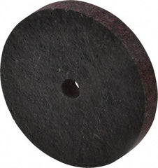 Brite Star - 2" Diam, 1/4" Face Width, 1/4" Center Hole, Medium Grade, Aluminum Oxide Deburring Wheel - Unitized, Hard Density 7 Grade, 22,100 RPM - Americas Industrial Supply