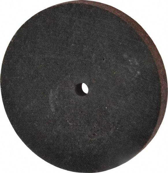 Brite Star - 3" Diam, 1/4" Face Width, 1/4" Center Hole, Medium Grade, Aluminum Oxide Deburring Wheel - Unitized, Hard Density 7 Grade, 15,100 RPM - Americas Industrial Supply