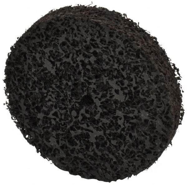 Brite Star - 3" Diam, 1/2" Face Width, 1/4" Center Hole, Medium Grade, Aluminum Oxide Deburring Wheel - Unitized, Soft Density 2 Grade, 10,000 RPM - Americas Industrial Supply