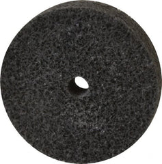 Brite Star - 2" Diam, 1/2" Face Width, 1/4" Center Hole, Fine Grade, Silicon Carbide Deburring Wheel - Unitized, Soft Density 2 Grade, 16,100 RPM - Americas Industrial Supply