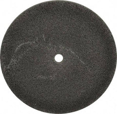 Brite Star - 6" Diam, 1/4" Face Width, 1/2" Center Hole, Fine Grade, Silicon Carbide Deburring Wheel - Unitized, Soft Density 2 Grade, 5,000 RPM - Americas Industrial Supply