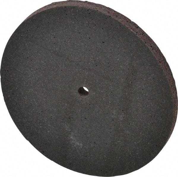 Brite Star - 4" Diam, 1/4" Face Width, 1/4" Center Hole, Medium Grade, Aluminum Oxide Deburring Wheel - Unitized, Hard Density 7 Grade, 12,100 RPM - Americas Industrial Supply