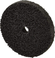 Brite Star - 2" Diam, 1/4" Face Width, 1/4" Center Hole, Fine Grade, Silicon Carbide Deburring Wheel - Unitized, Soft Density 2 Grade, 16,100 RPM - Americas Industrial Supply