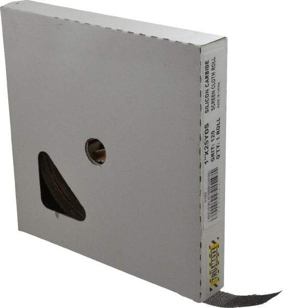 Tru-Maxx - 1" x 25 Yd 120 Grit Silicon Carbide Screen Roll - Medium Grade - Americas Industrial Supply