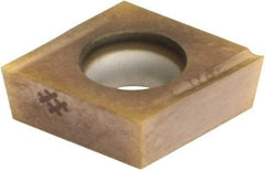 Sumitomo - CCGT32.51 FX Grade AC530U Carbide Turning Insert - TiAlN/AlCrN Finish, 80° Diamond, 3/8" Inscr Circle, 5/32" Thick, 1/64" Corner Radius - Americas Industrial Supply