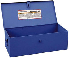 Value Collection - 28-5/16" Wide x 12-3/8" Deep x 11-1/8" High Job Site Welder's Box - Steel, Blue - Americas Industrial Supply