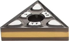 Iscar - TNMG431 TF Grade IC8250 Carbide Turning Insert - TiCN/Al2O3 Finish, 60° Triangle, 1/2" Inscr Circle, 3/16" Thick, 1/64" Corner Radius - Americas Industrial Supply