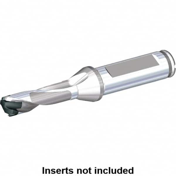 Kennametal - 24 to 25mm Diam, 3xD, 75mm Max Depth, 25mm Shank Diam, 104mm Flute, 166mm OAL, Replaceable Tip Drill - ZC Seat Size, Series KenTIP - Americas Industrial Supply