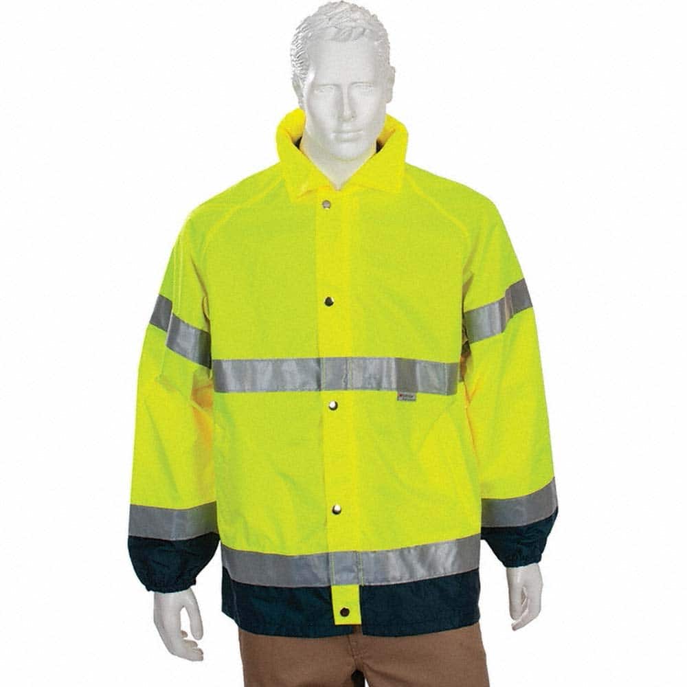 OccuNomix - Jackets & Coats Garment Style: Jacket Garment Type: Breathable; Hi-Visibility; Waterproof - Americas Industrial Supply