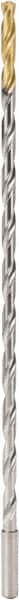Seco - 3/8" 136° 2-Flute Solid Carbide Extra Length Drill Bit - Americas Industrial Supply