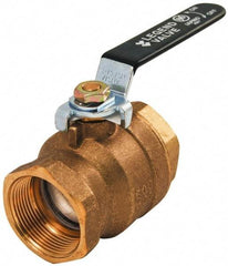 Legend Valve - 2-1/2" Pipe, Full Port, Lead Free Brass UL, CSA, FM, NSF Approved Ball Valve - 2 Piece, FIP x FIP Ends, Lever Handle, 400 WOG, 150 WSP - Americas Industrial Supply