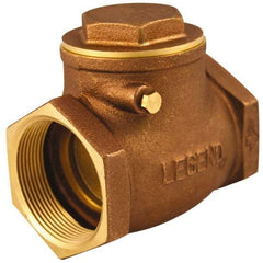 Legend Valve - 1/2" Cast Brass Check Valve - Service Check Valve, FNPT, 200 WOG - Americas Industrial Supply