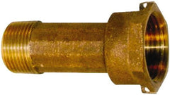 Legend Valve - 3/4" Pipe, Water Meter Coupling - Bronze - Americas Industrial Supply