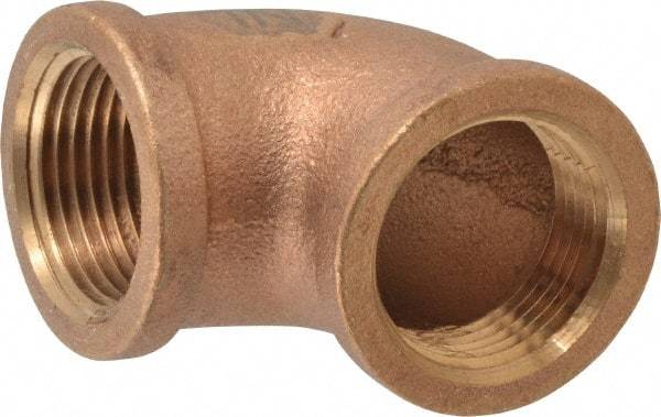 Legend Valve - Class 125, 1" Internal Pipe, Bronze 90° Elbow - FNPT x MNPT - Americas Industrial Supply