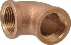 Legend Valve - Class 125, 1" Internal Pipe, Bronze 90° Elbow - FNPT x MNPT - Americas Industrial Supply