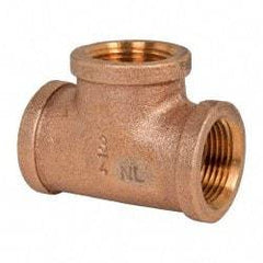 Legend Valve - Class 125, 3/4" Internal Pipe, Bronze Tee - FNPT x FNPT - Americas Industrial Supply