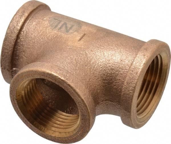 Legend Valve - Class 125, 1" Internal Pipe, Bronze Tee - FNPT x FNPT - Americas Industrial Supply