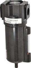 PRO-SOURCE - Filter Automatic Drop Leg Drain with Metal Bowl - 6-1/2" High x 2-3/4" Wide, For Use with Compressed Air Systems - Americas Industrial Supply