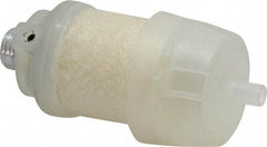 PRO-SOURCE - 1/4 Male NPT, 5/8" Hex, 3-1/8" OAL, Reclassifier/Muffler - 300 Max psi, 160 CFM, Aluminum - Americas Industrial Supply